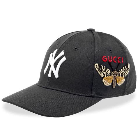 gucci yankees baseball cap replica|gucci hat snake print.